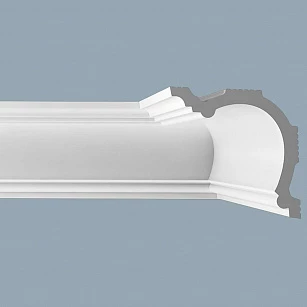 Карниз Bello Deco XPS К1 80х80х2000 в интерьере