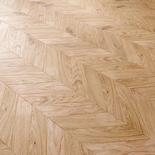 Паркет Елка Французская Lab Arte Chevron Дуб Натур 1015 лак 600/510х90х14/3/45° в интерьере