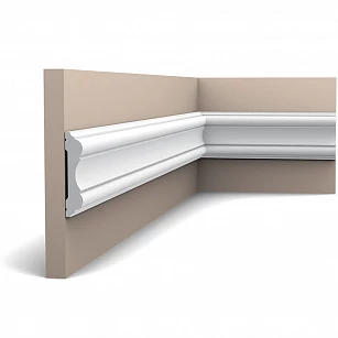 Молдинг из дюрополимера Orac Decor P8040 2000x101x22 в интерьере