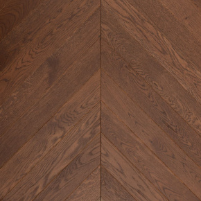 Паркет Елка Французская Lab Arte Chevron Дуб Селект Табак лак 400/337х110х14/3/60° в интерьере